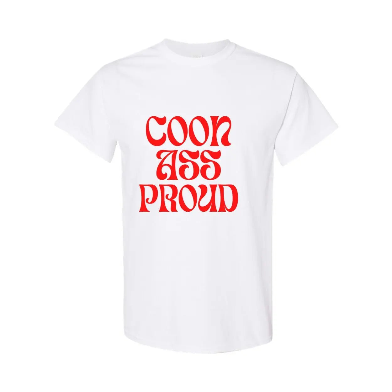 Louisiana Heritage Coonass Heavy Cotton T-Shirt Print Melon Inc.