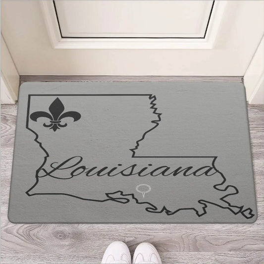 Louisiana Door Mat | Rubber - The Broken French Door