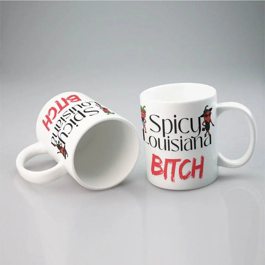 Louisiana Heritage Spicy Louisiana Bitch Ceramic Mug - The Broken French Door