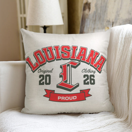 Louisiana Heritage 2026 Throw Pillow Yoycol