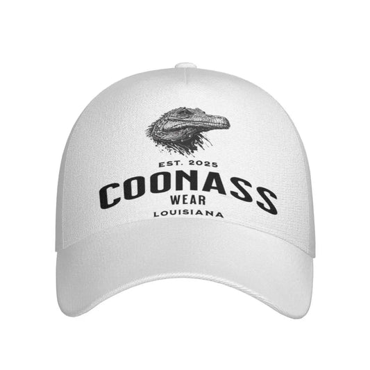 Louisiana Heritage Coonass Wear White Cap Edition - The Broken French Door