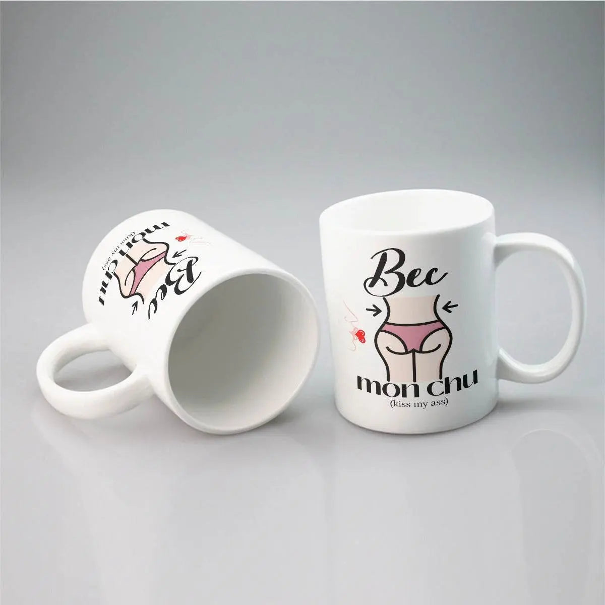 Louisiana Heritage Ceramic with 'Bec Mon Chu (Kiss My Ass) - The Broken French Door