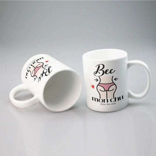Louisiana Heritage Ceramic with 'Bec Mon Chu (Kiss My Ass) - The Broken French Door