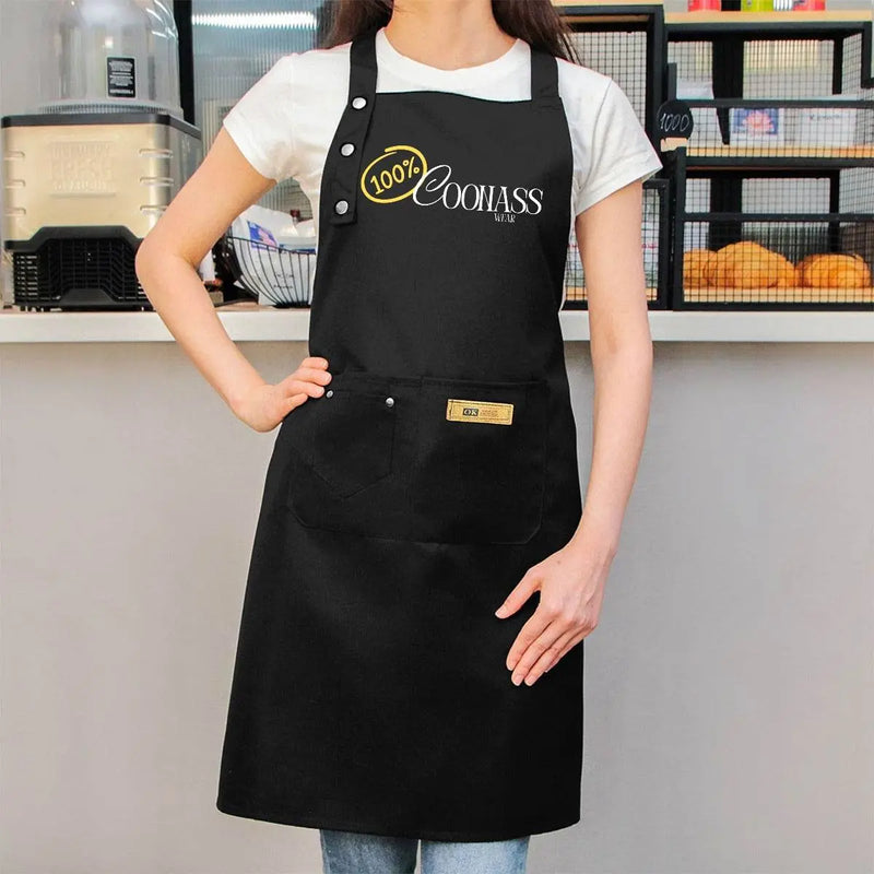 100% Coonass Waterproof Apron With Pockets - The Broken French Door