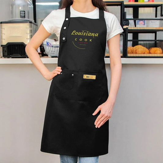 Louisiana Cook Waterproof Apron With Pockets - The Broken French Door