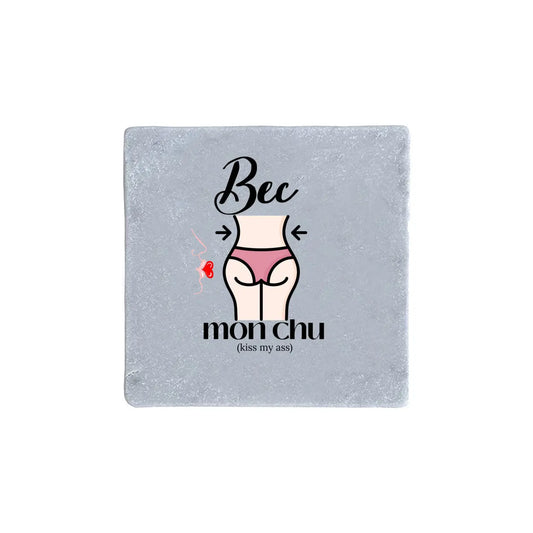 Louisiana Heritage Bec mon chu Real Stone Coasters Print Melon Inc.