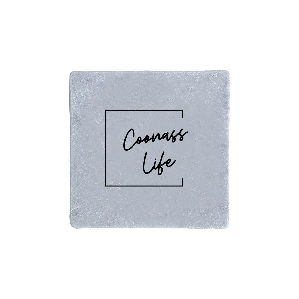 Louisiana Heritage Coonass Life Real Stone Coasters Print Melon Inc.
