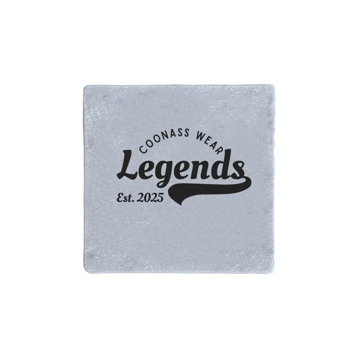 Legends Real Stone Coasters Print Melon Inc.