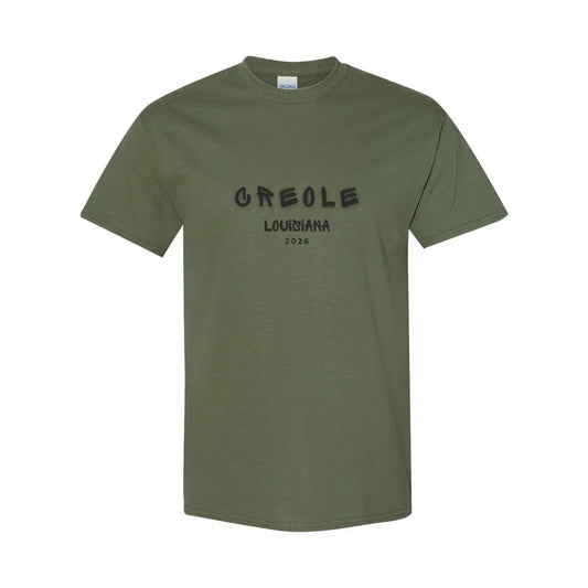 Louisiana Heritage Creole T-shirt Heavy Cotton T-Shirt Print Melon Inc.