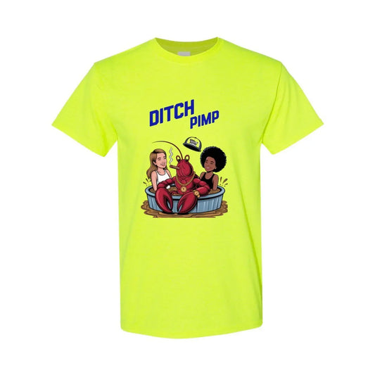 Louisiana Heritage Ditch Pimp Heavy Cotton T-Shirt Print Melon Inc.