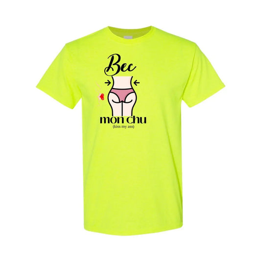 Louisiana Heritage Bec mon chu (kiss my ass) Heavy Cotton T-Shirt Print Melon Inc.