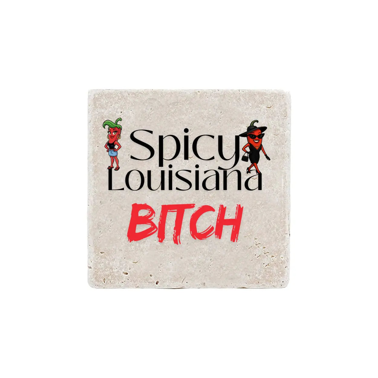 King Coonass Real Stone Coasters Print Melon Inc.
