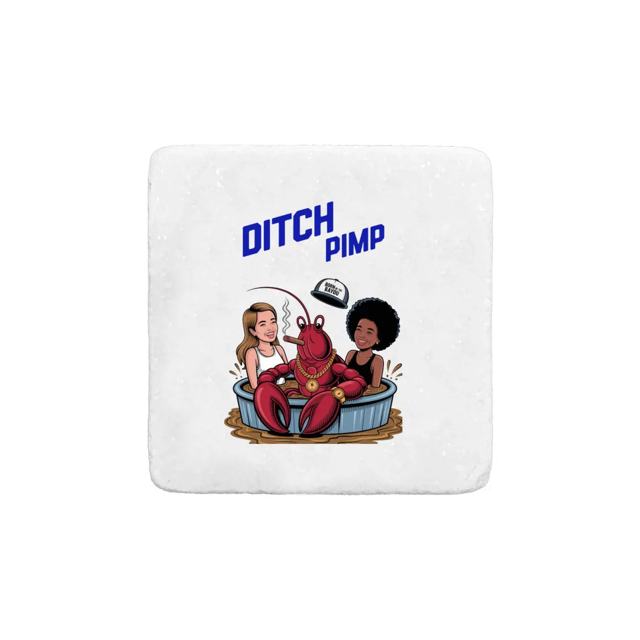 Ditch Pimp-Real Stone Coasters Print Melon Inc.