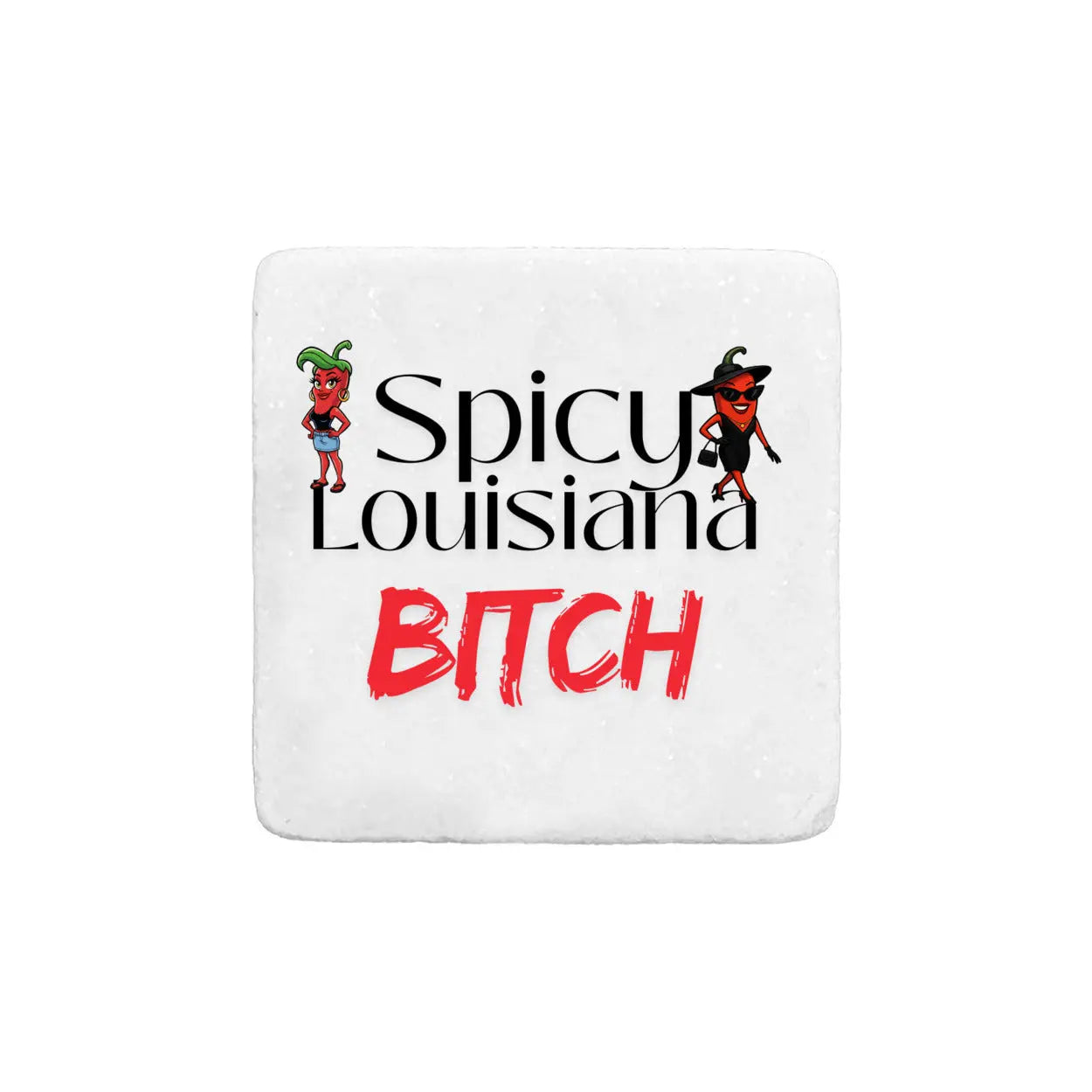King Coonass Real Stone Coasters Print Melon Inc.