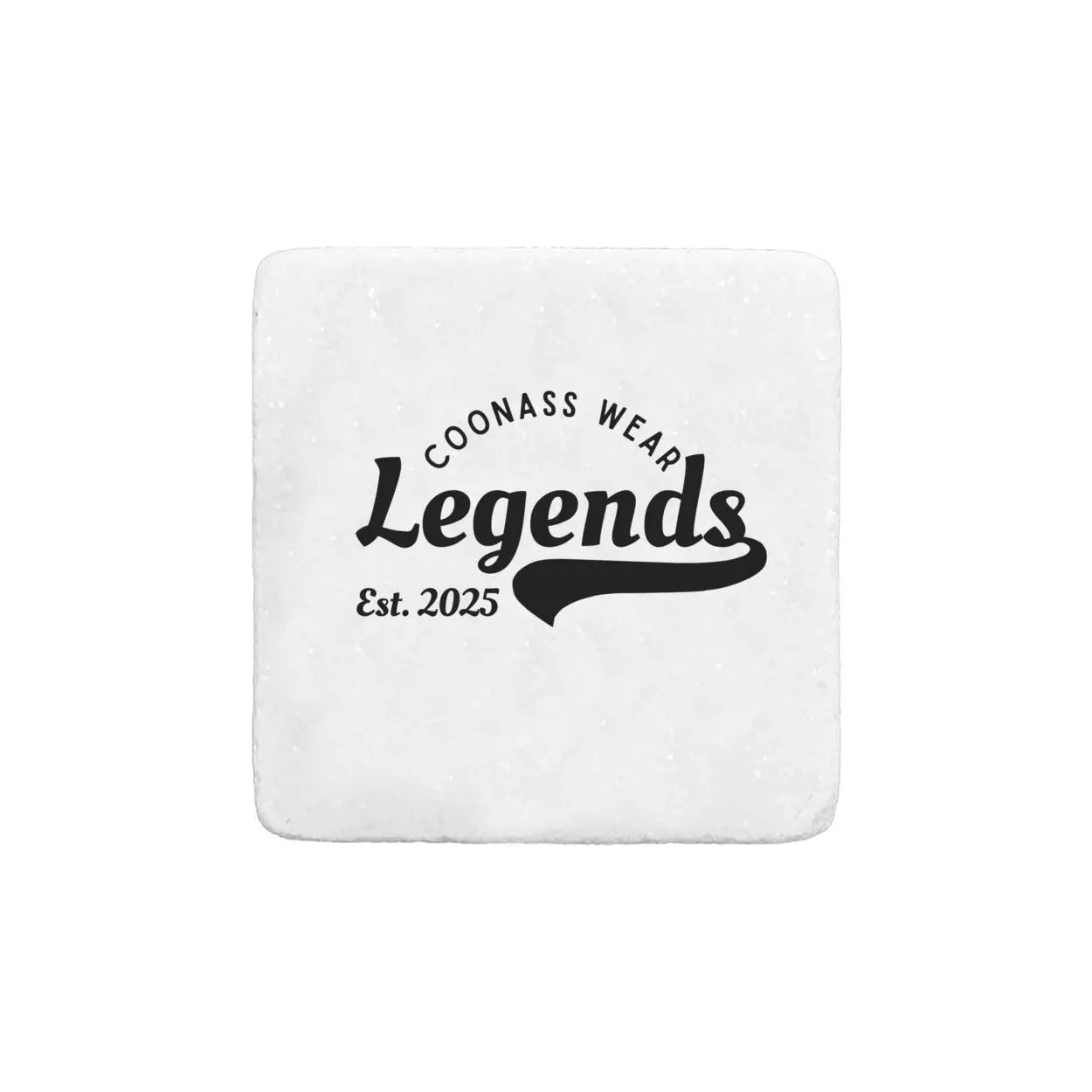 Legends Real Stone Coasters Print Melon Inc.