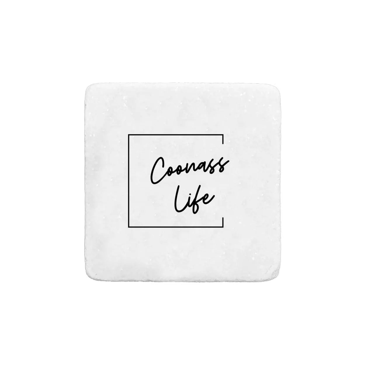 Louisiana Heritage Coonass Life Real Stone Coasters Print Melon Inc.